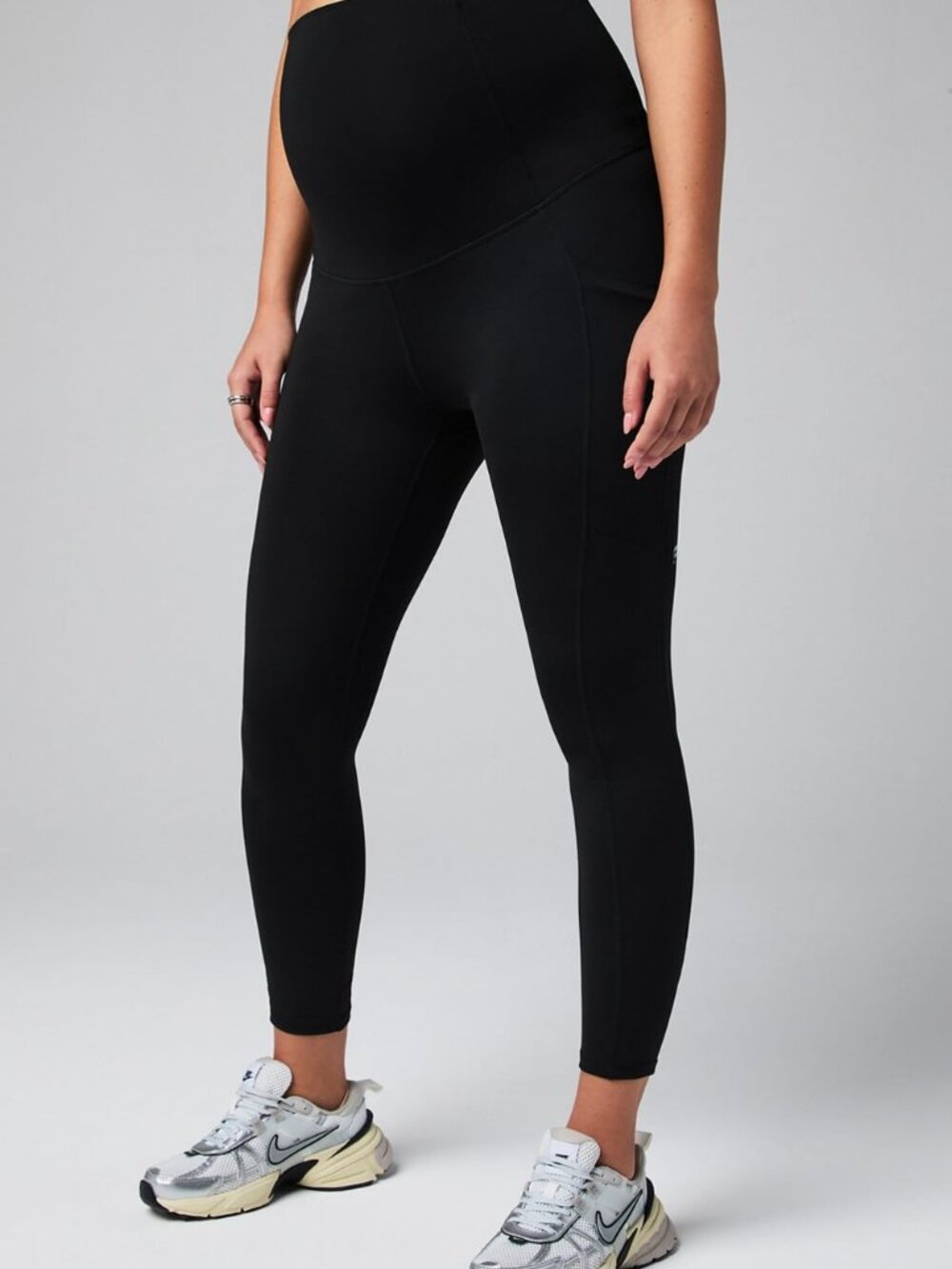 Fabletics PureLuxe High-Waisted Maternity 7/8 Legging - Size M
